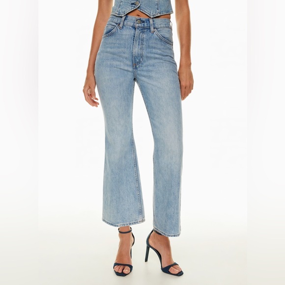 Aritzia Denim Forum The Marlene '60s High Rise Flare 28L 25 - Picture 2 of 11
